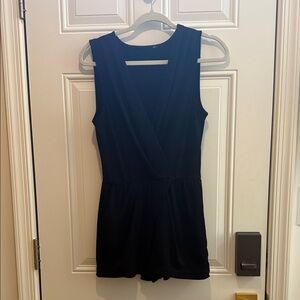 Black Sleeveless Romper